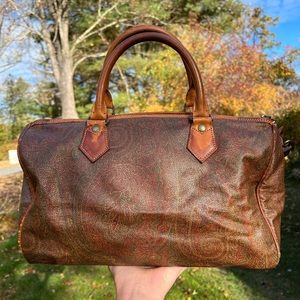 etro classic paisley handbag in used condition